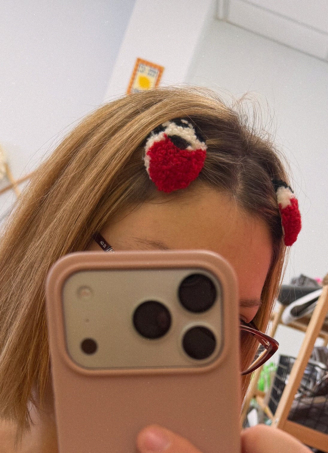 Punch hair clips (pair)