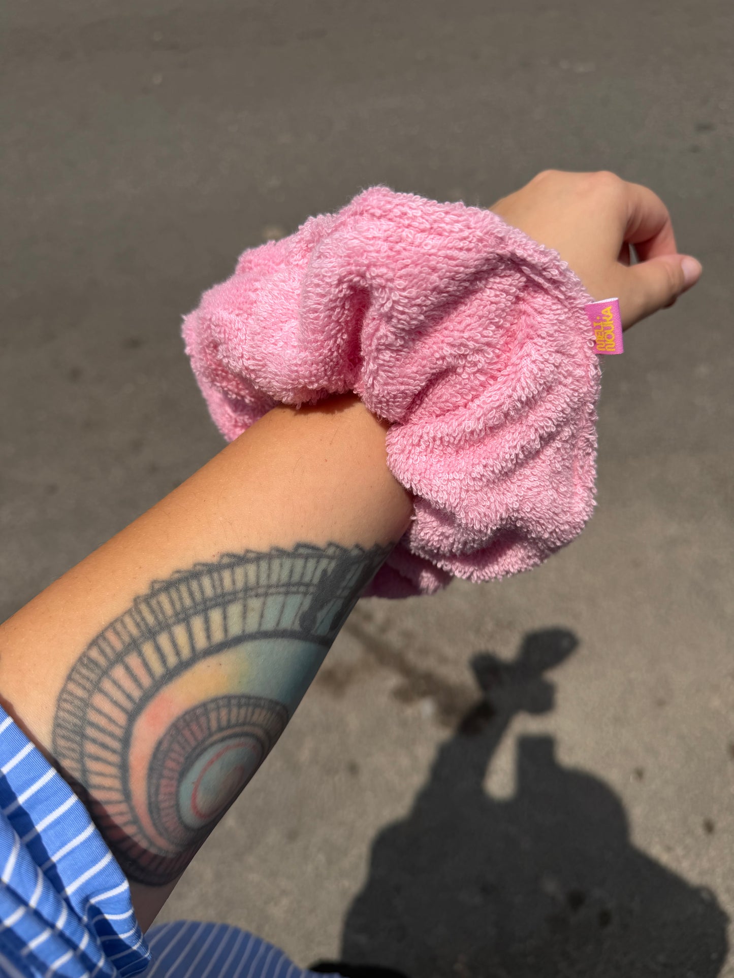 Chunky Towel scrunchies