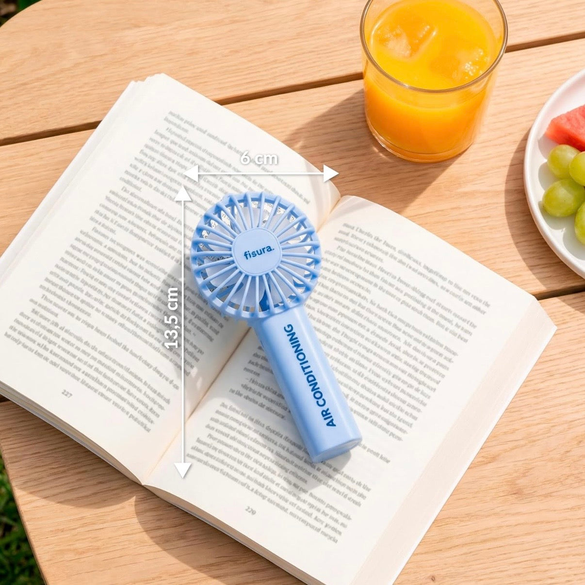 Portable fan “ air conditioning “