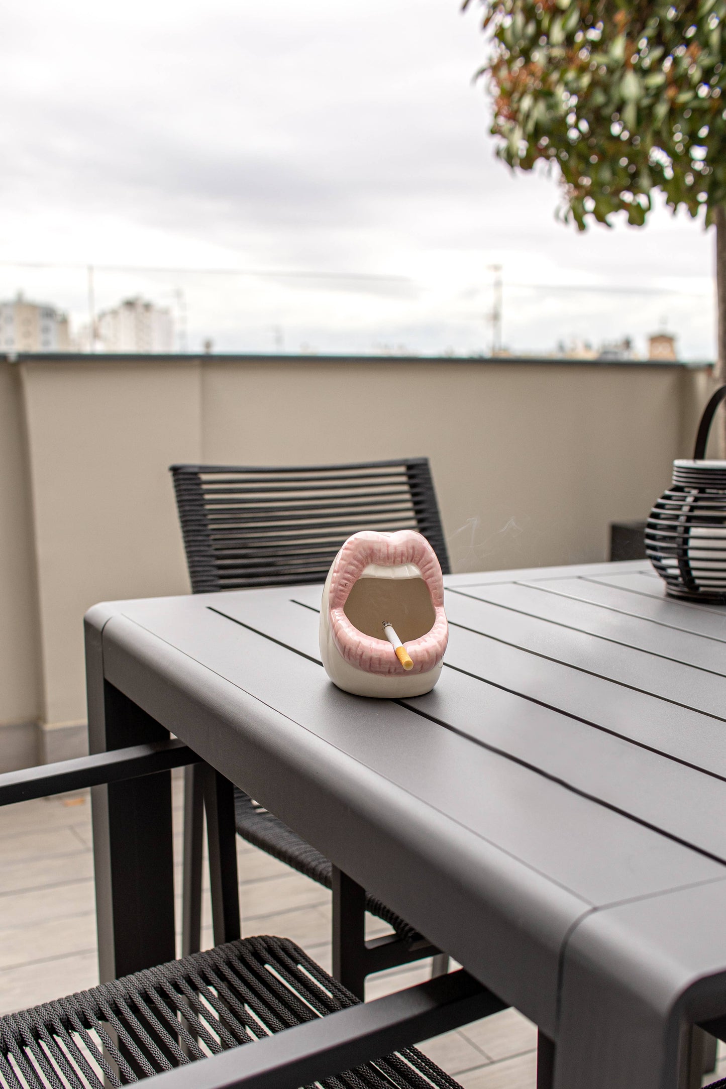 Ashtray 'Lips' Pink