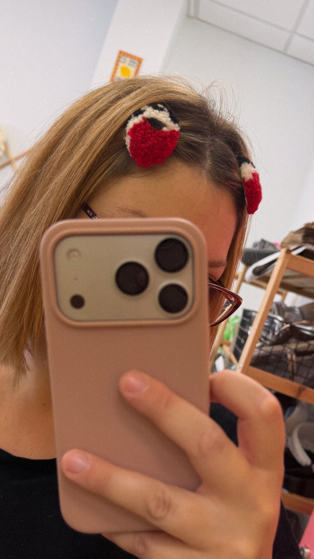 Punch hair clips (duo)