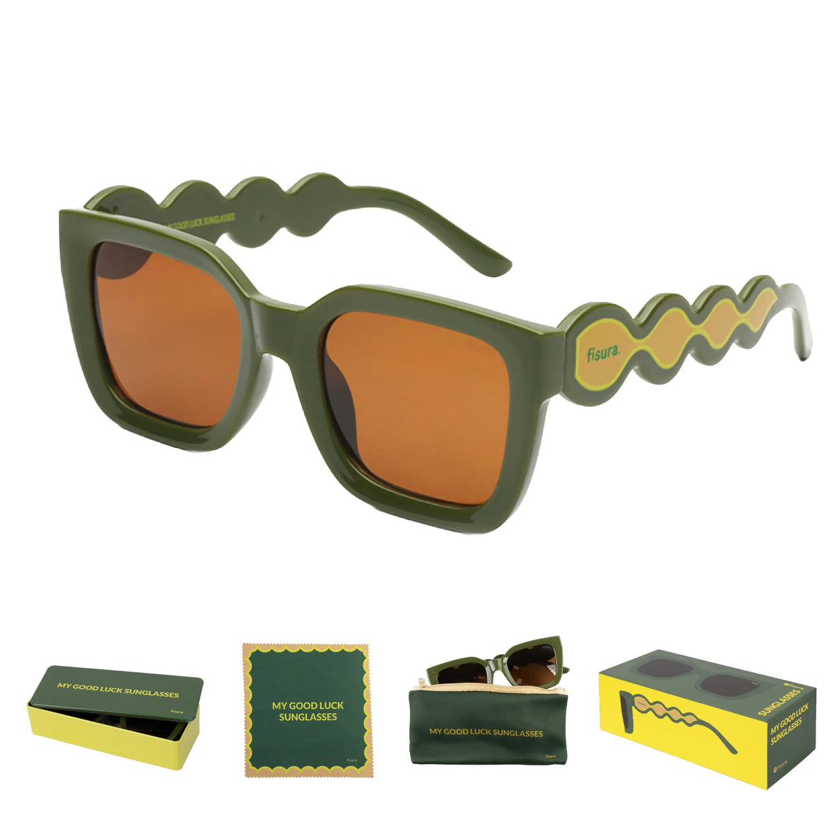 Sunglasses “good luck “