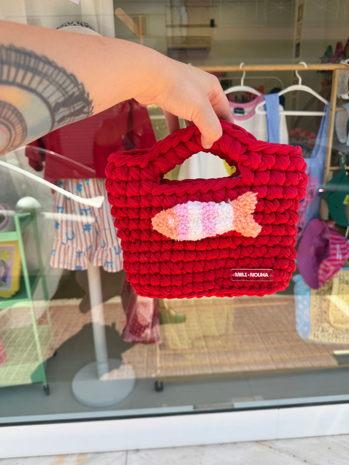 Mini with a twist tote bag