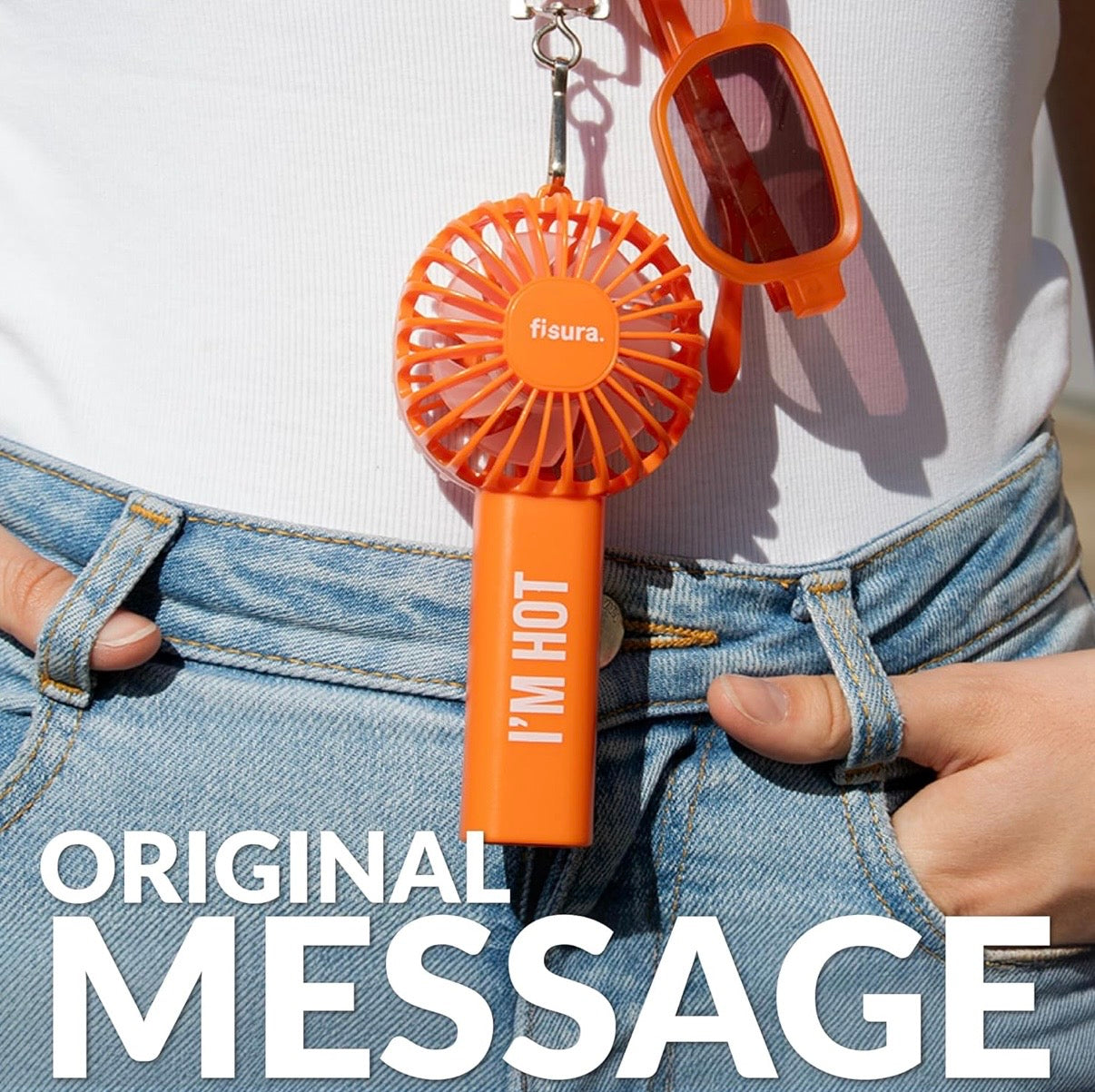 Portable fan “ I’m hot”