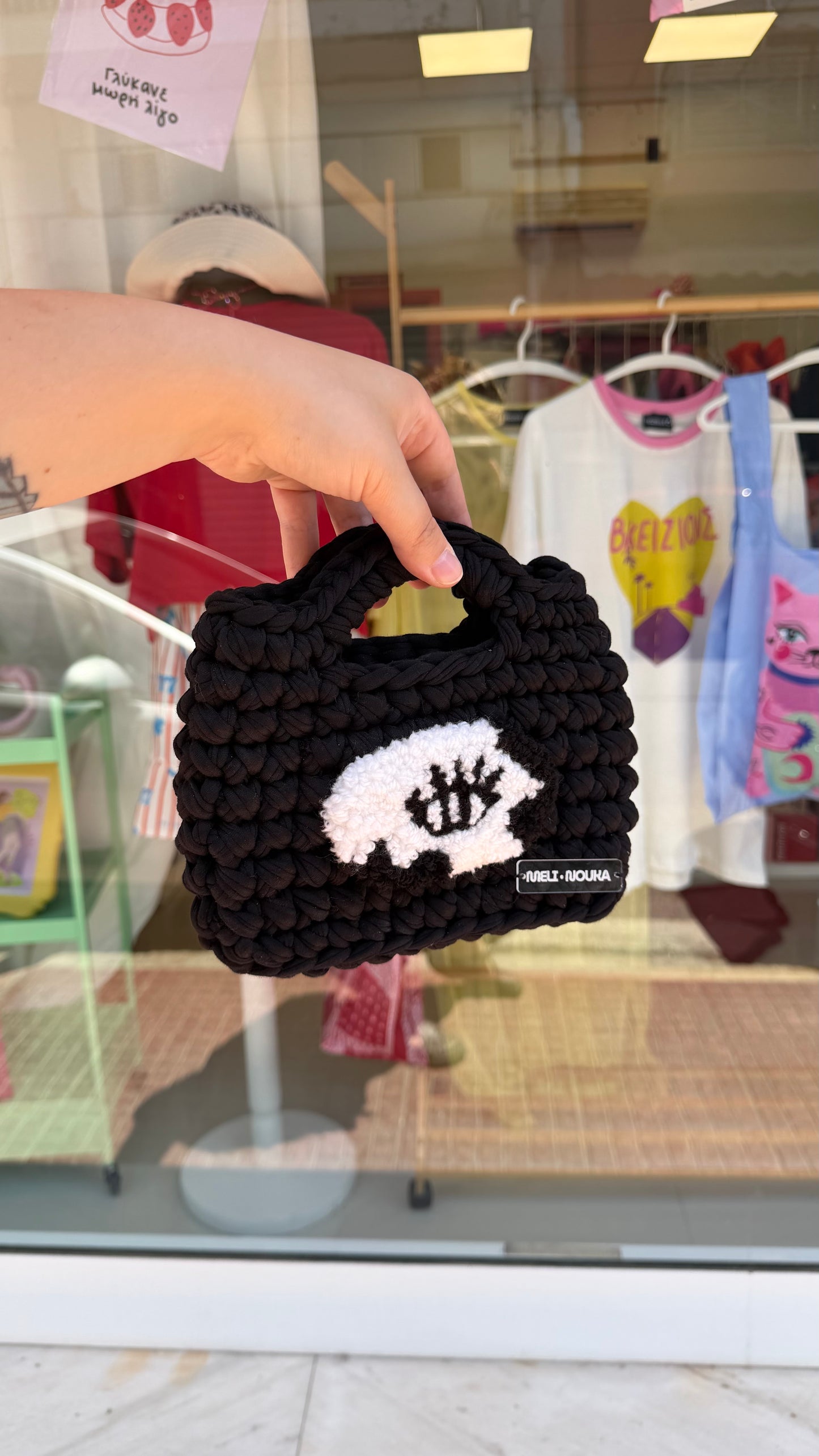 Mini with a twist tote bag