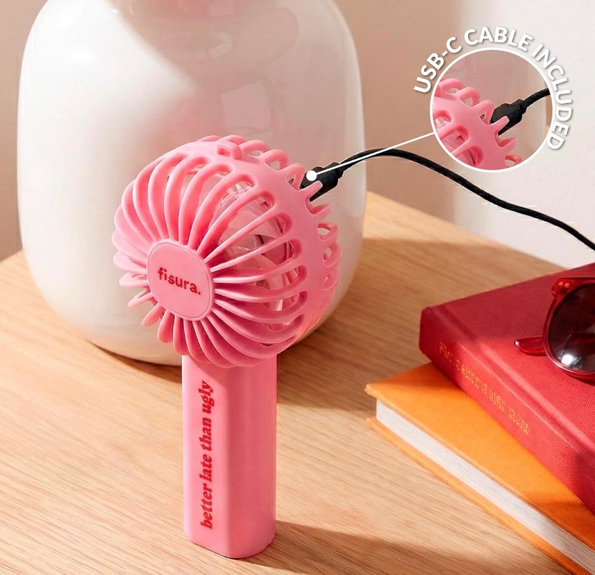Portable fan “ better late than ugly”