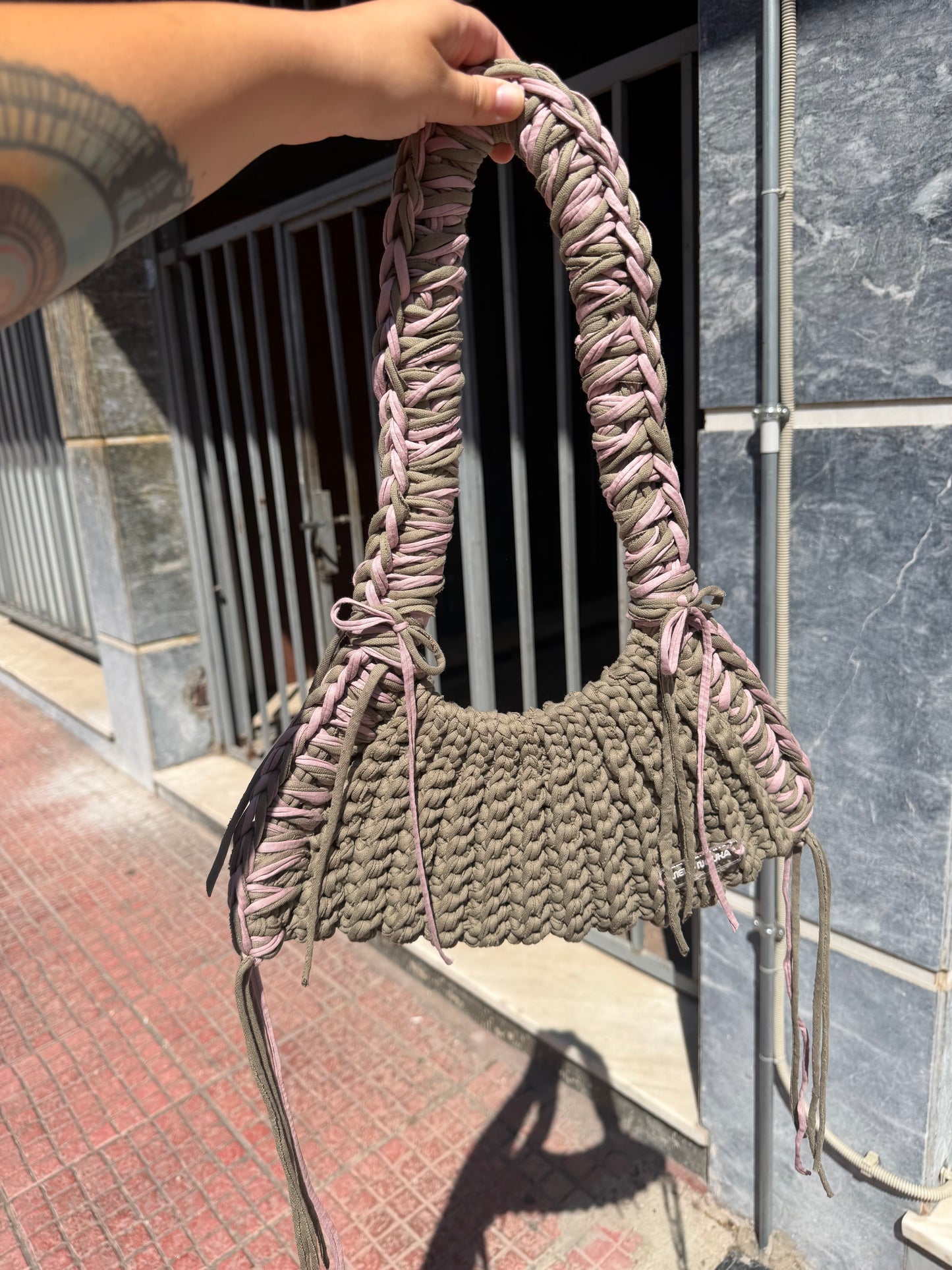 Harmonica (M) dusty pink/ khaki