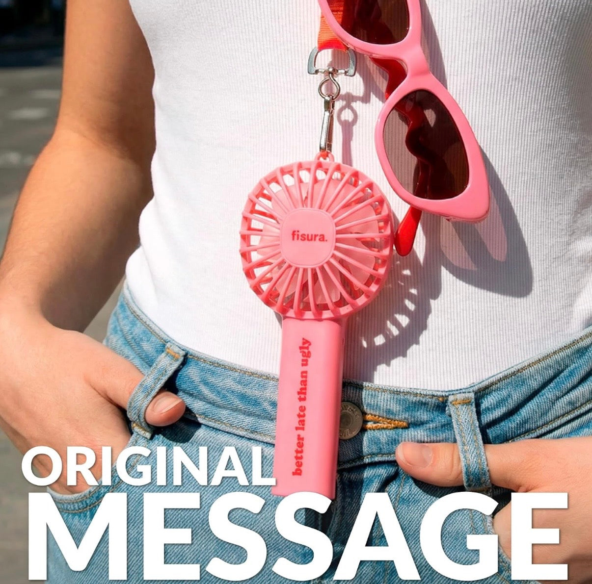 Portable fan “ better late than ugly”