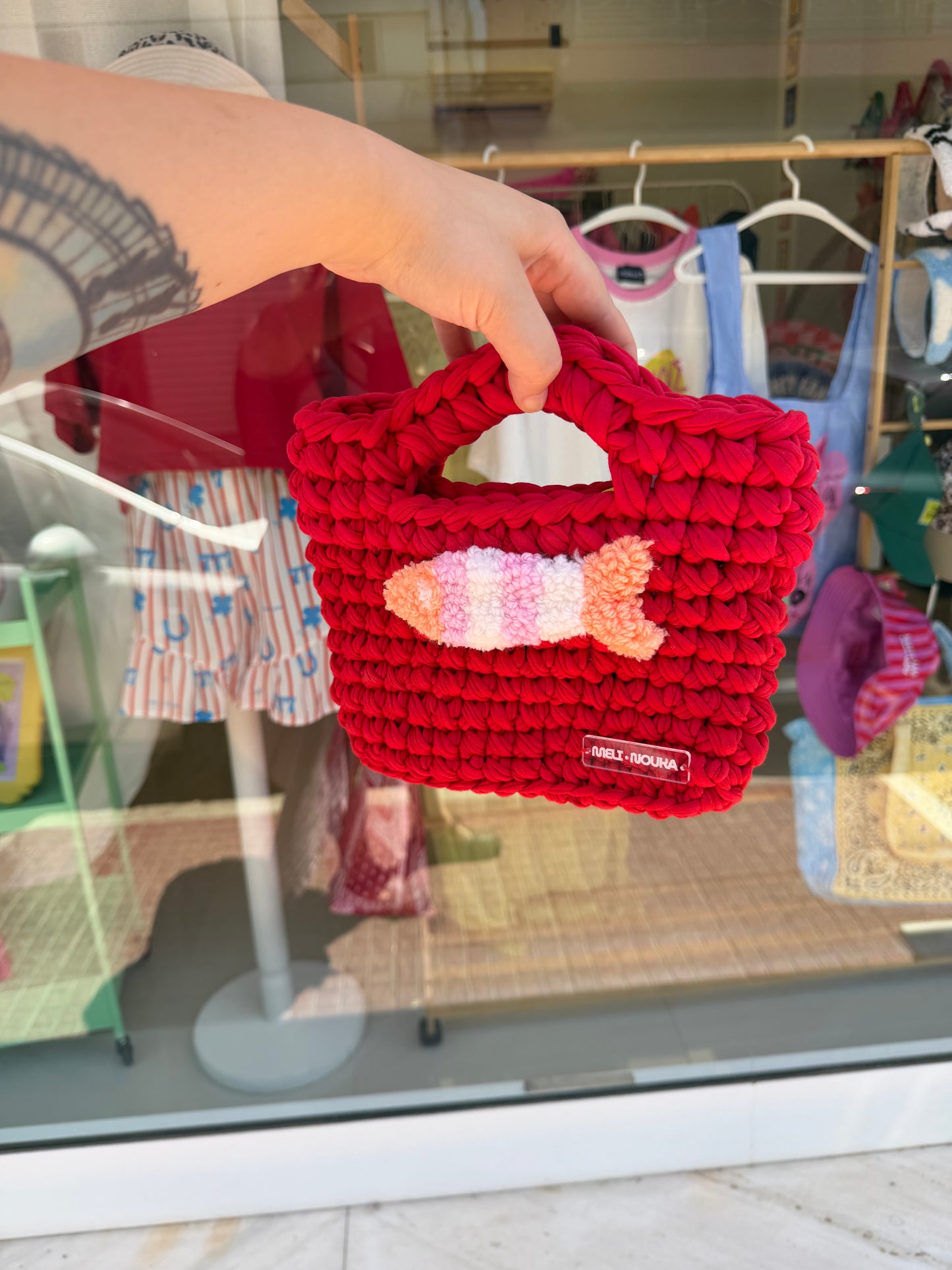 Mini with a twist tote bag