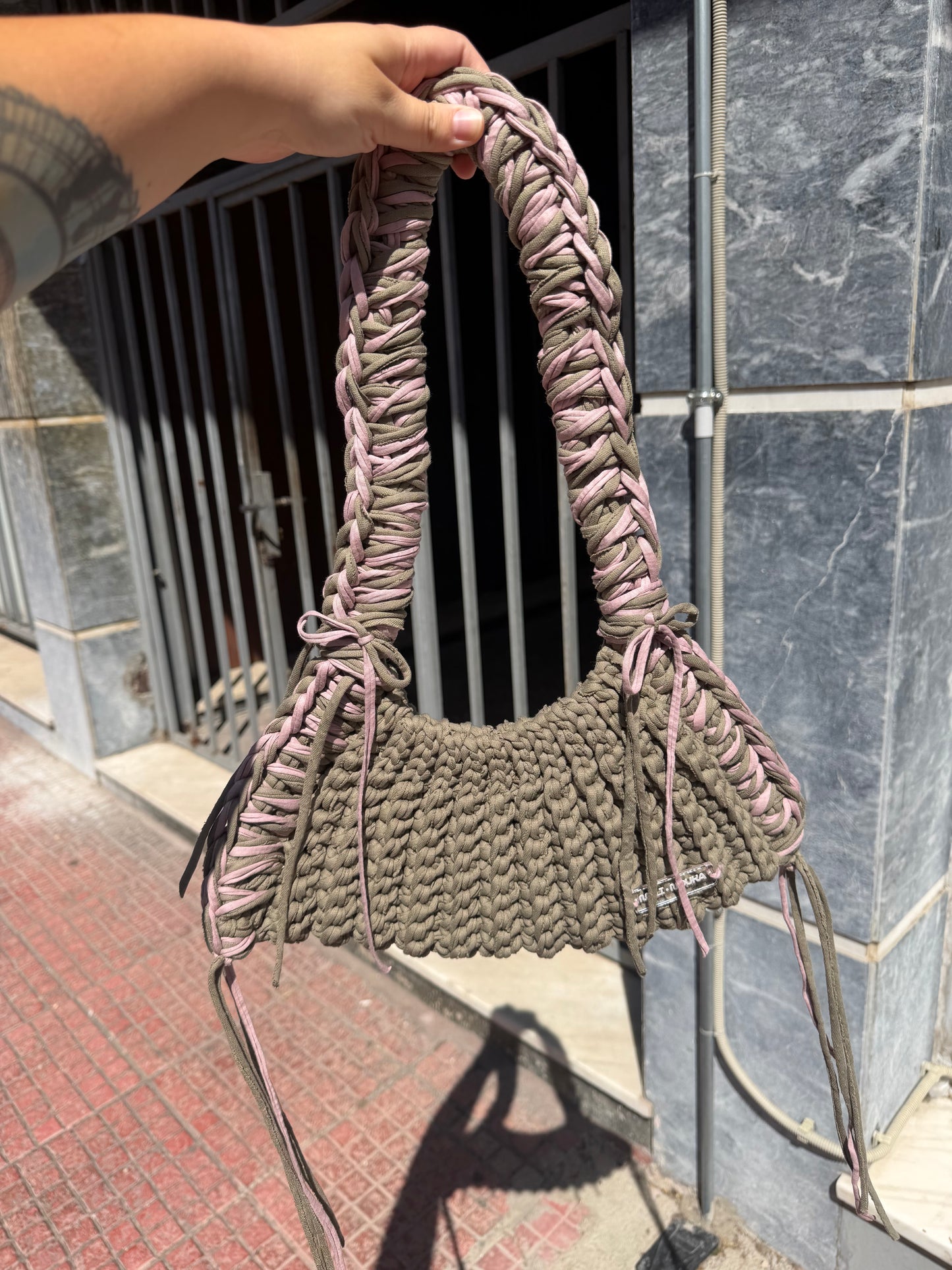 Harmonica (M) dusty pink/ khaki