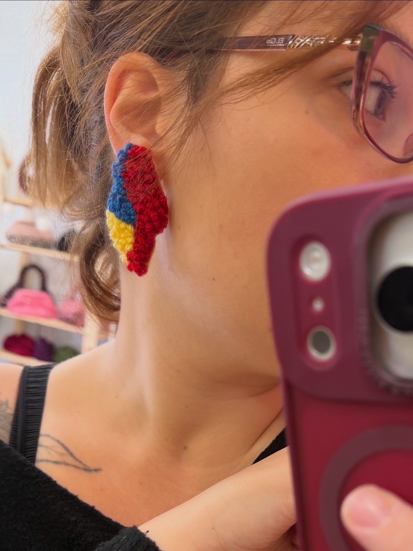 Abstract earrings