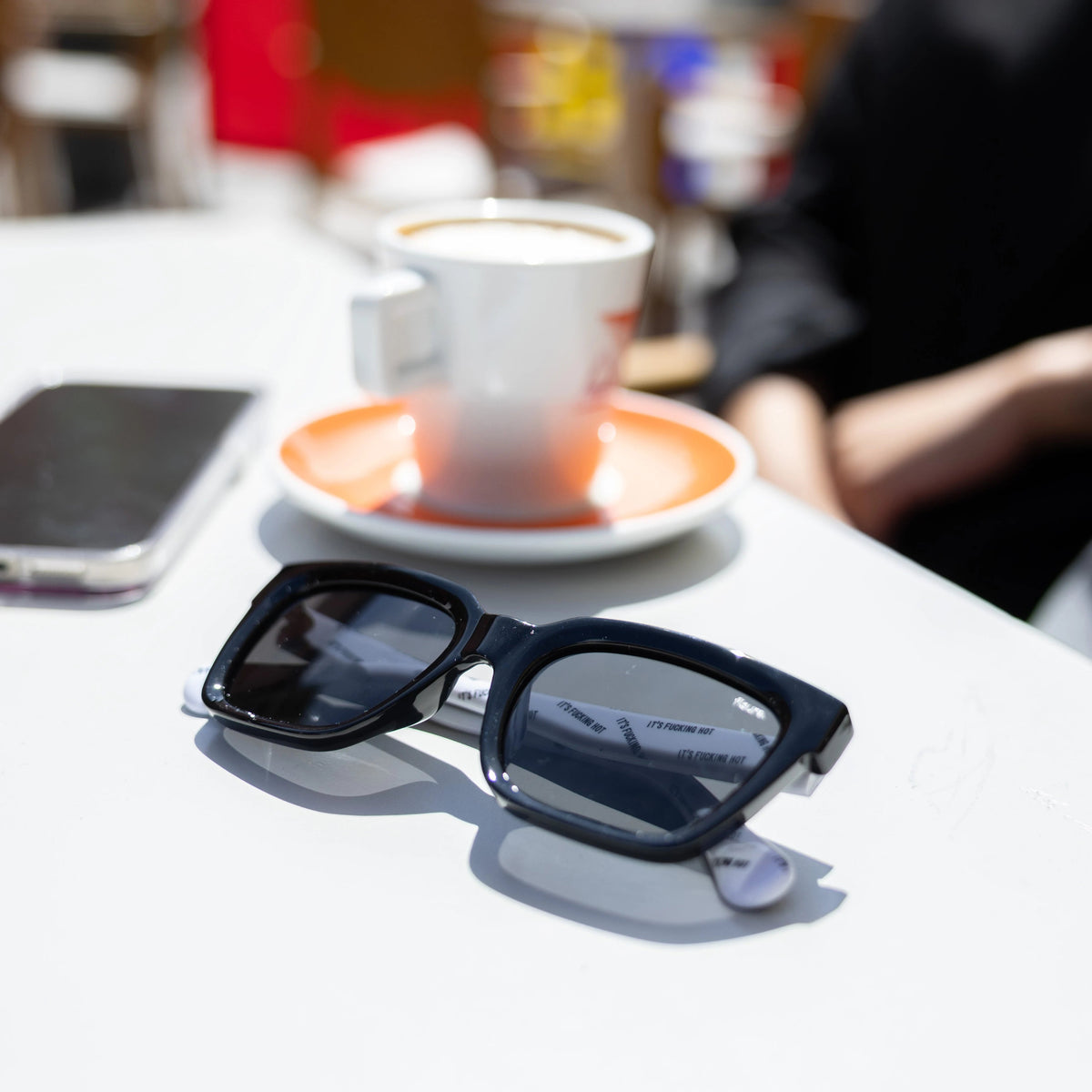Sunglasses “ it’s f*cking hot”