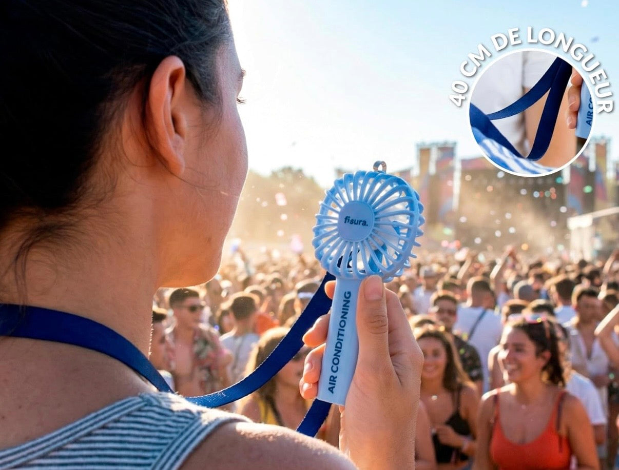 Portable fan “ air conditioning “