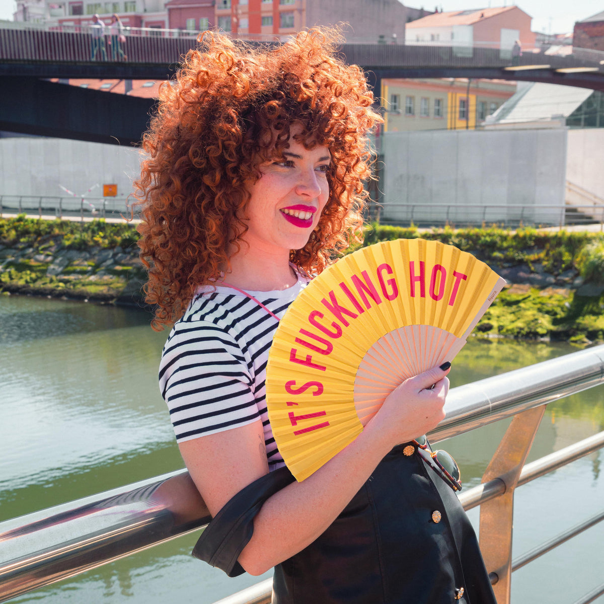 It’s f*cking hot yellow fan