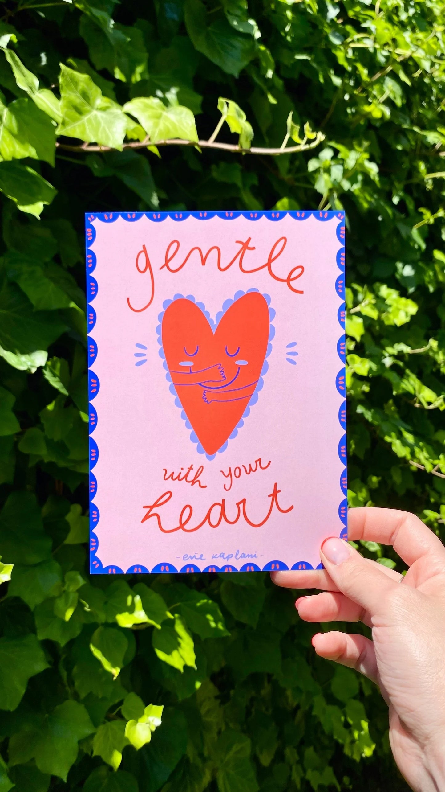"Gentle with your Heart"- poster
