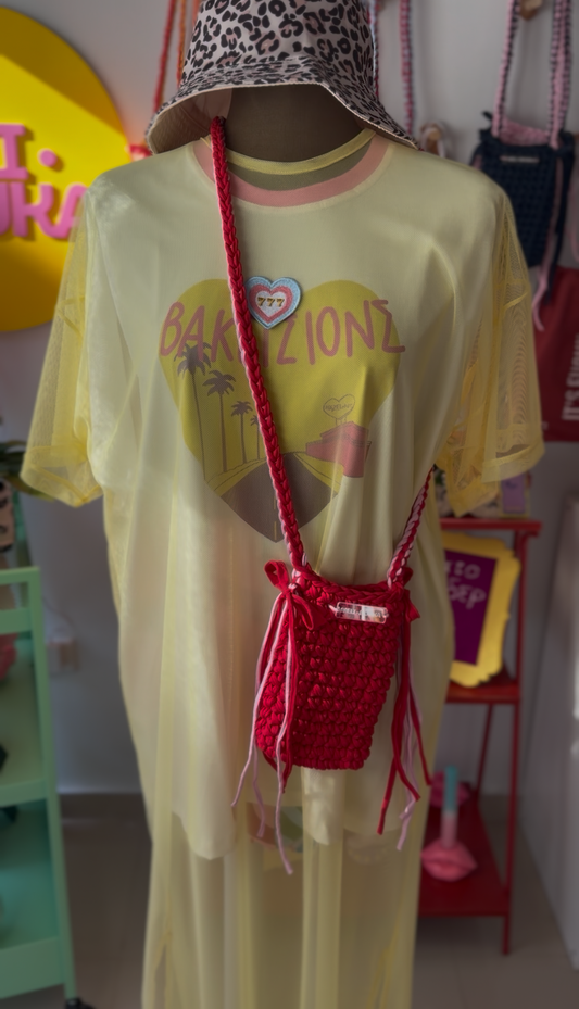 Save your outfit phone case (red/pink)