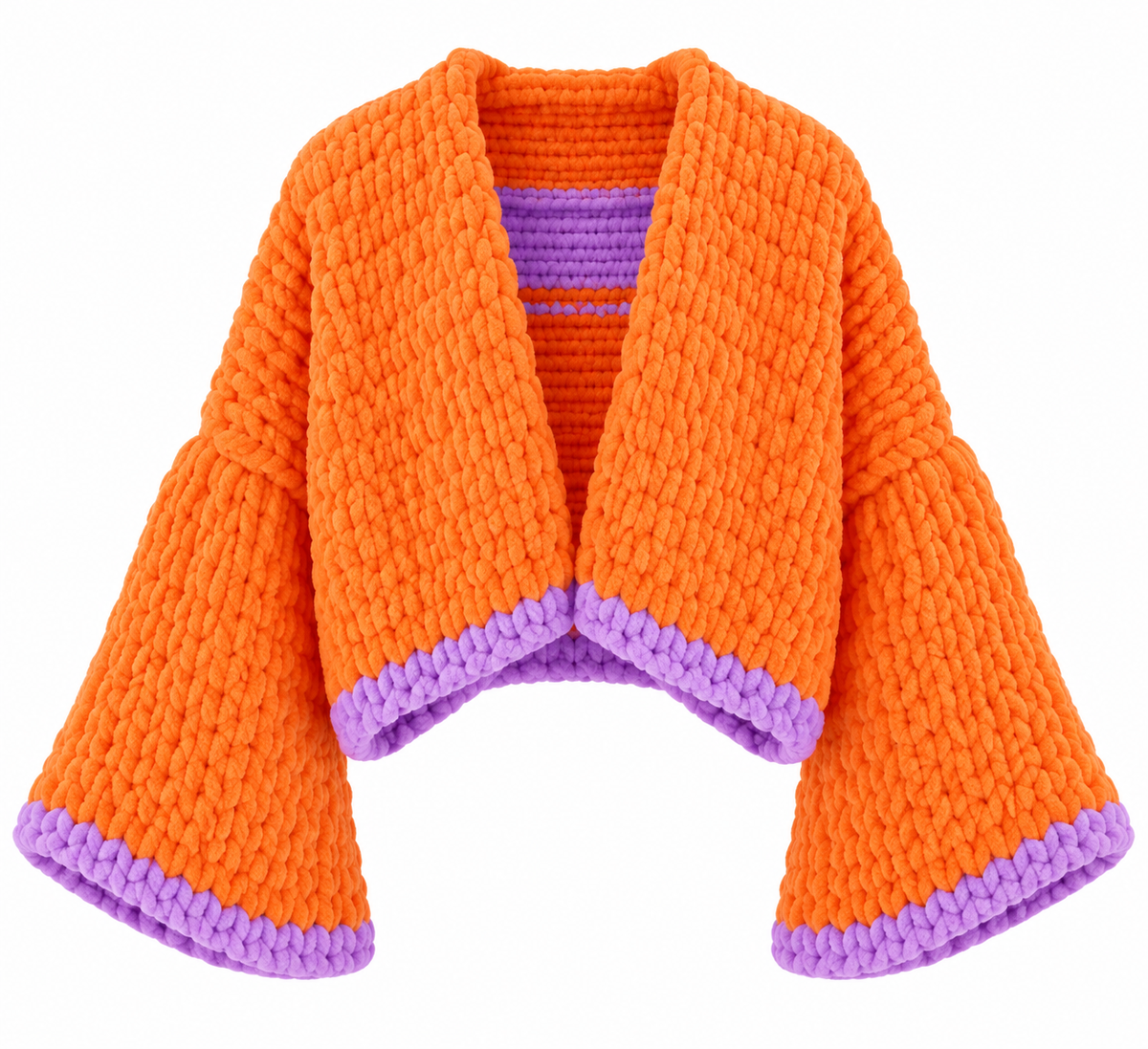 HUGGY Orange Crop Cardigan
