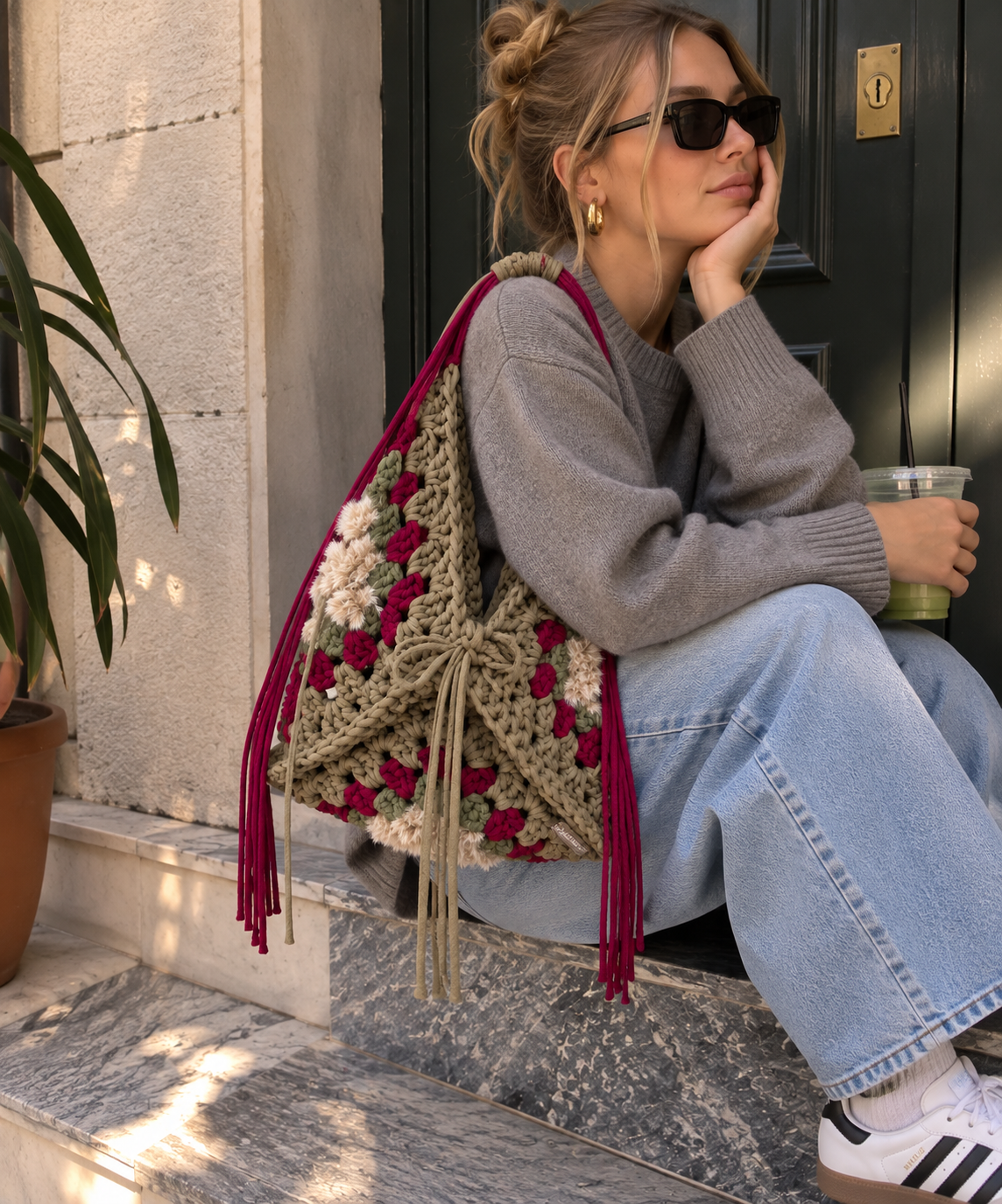 Granny Bag (Medium Khaki)