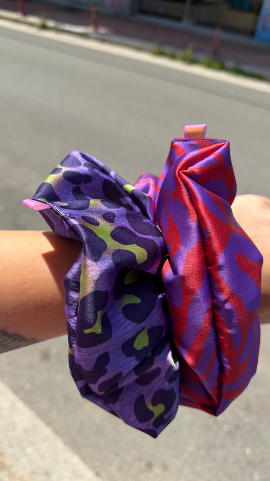 Animal Satin Scrunchies