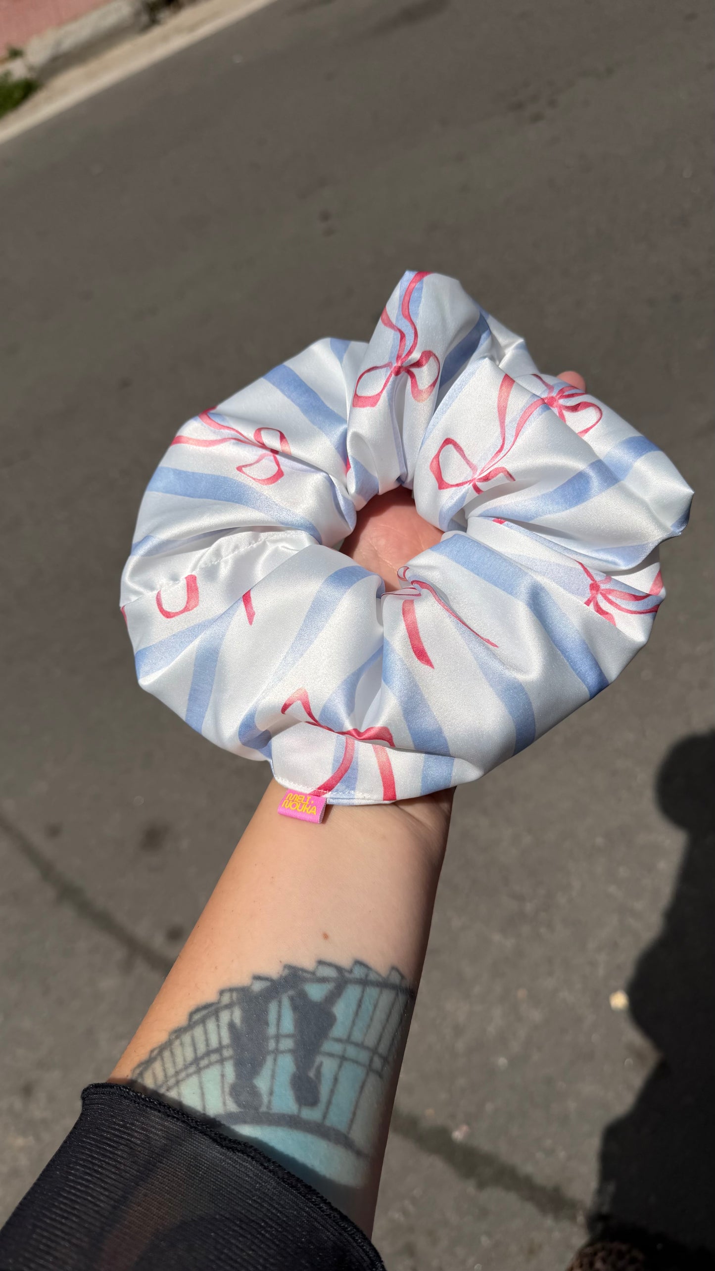Summertime Satin Scrunchies