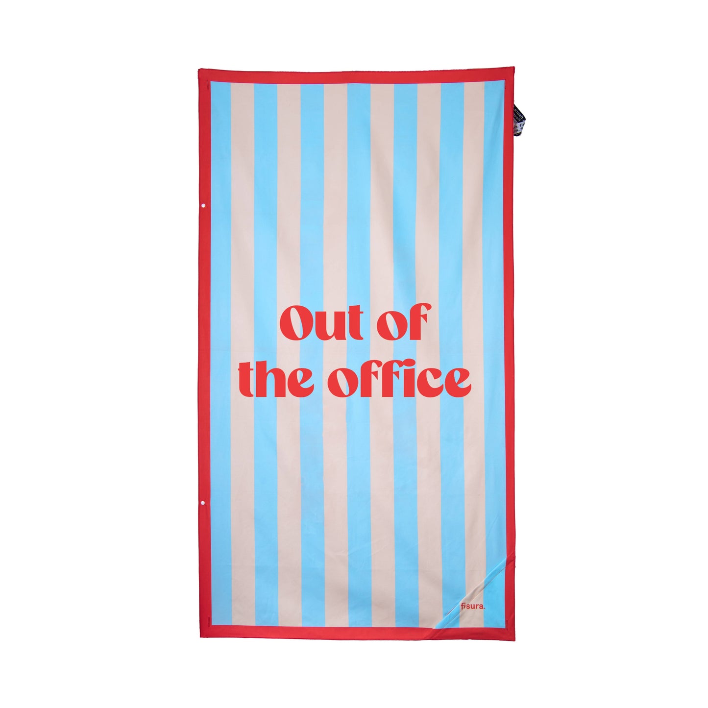 Beach Towel "Out Of The Office"