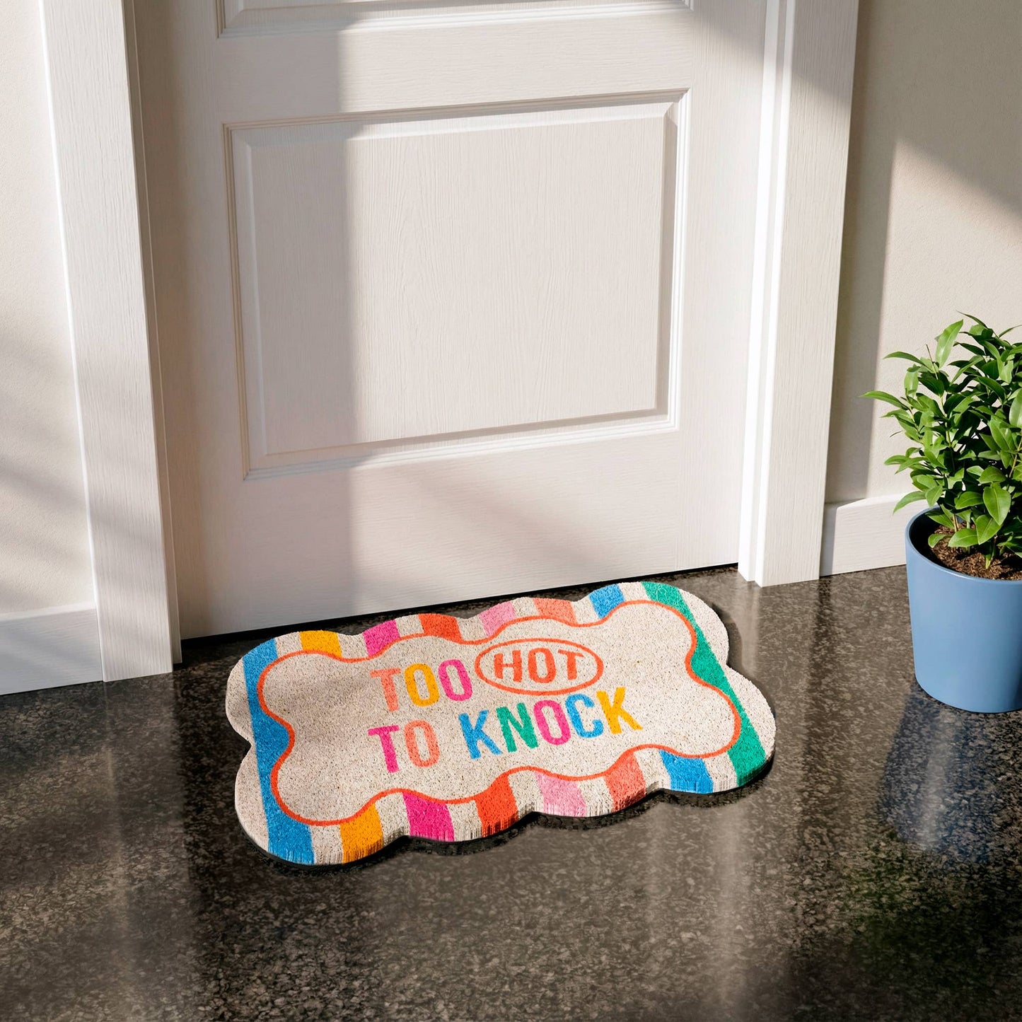 Doormat "Too Hot To Knock"
